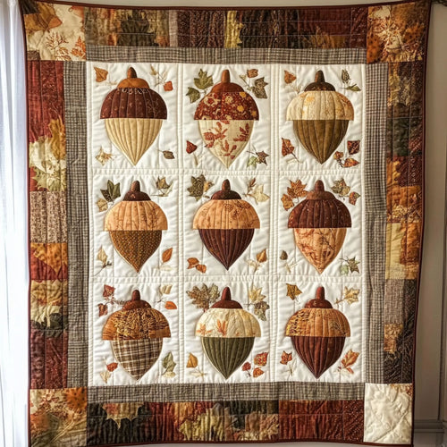 Cozy Acorn Harvest YR1002040CL Quilt