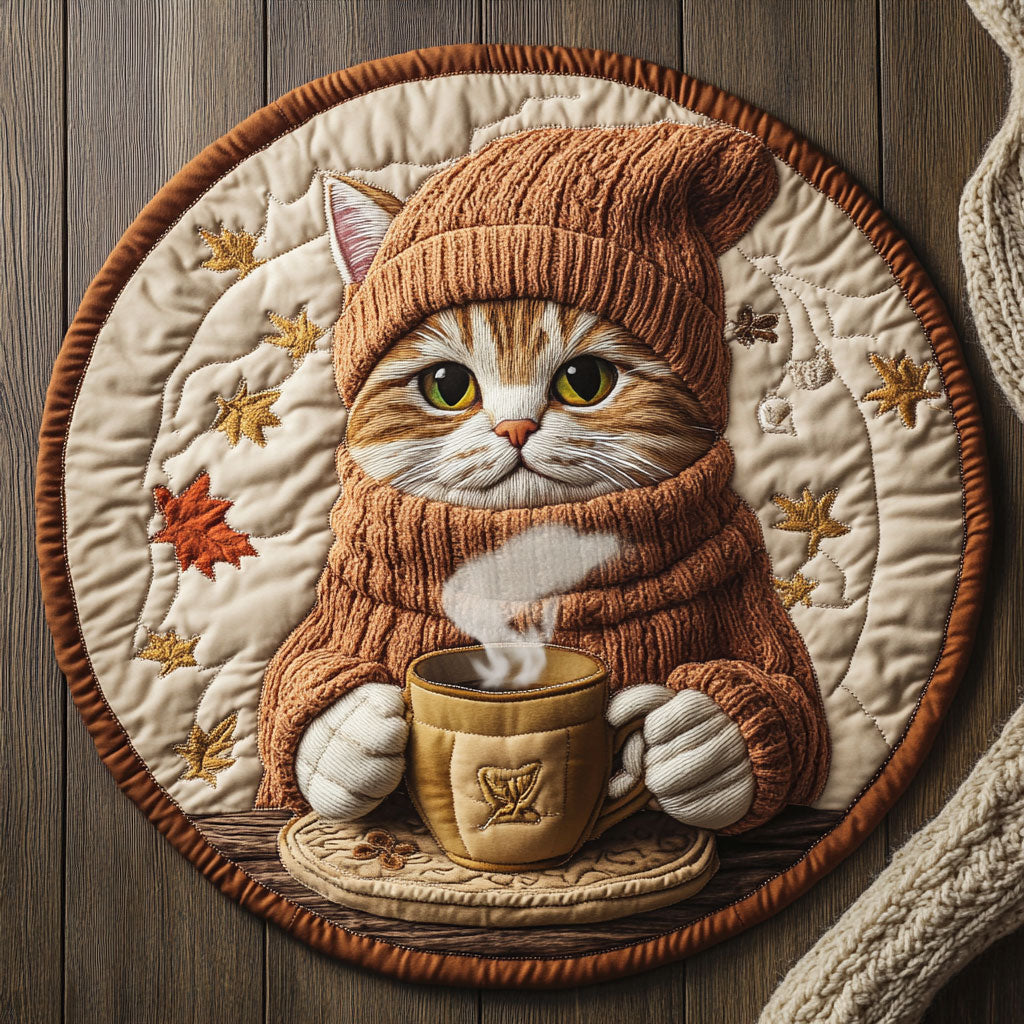 Cozy Time CP1206038CL Quilted Round Mat