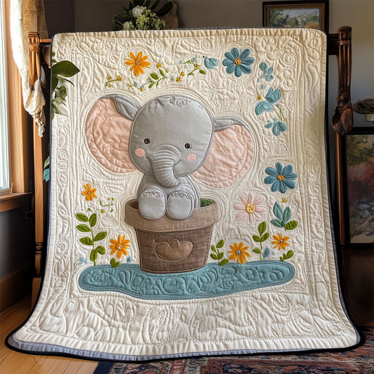 Cute Baby Elephant YR0702050CL Quilt