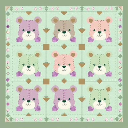 Cute Bears XR1807011CL Quilt