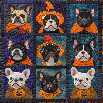 Cute Boo French Bulldogs XR1908042CL Quilt