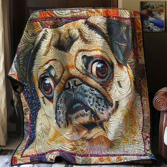 Cute Pugs WN2907013CL Quilt