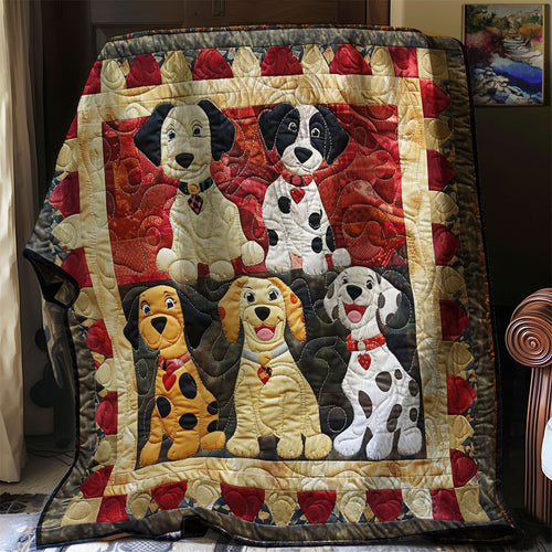 Cute Puppy Dalmatians WN2907030CL Quilt
