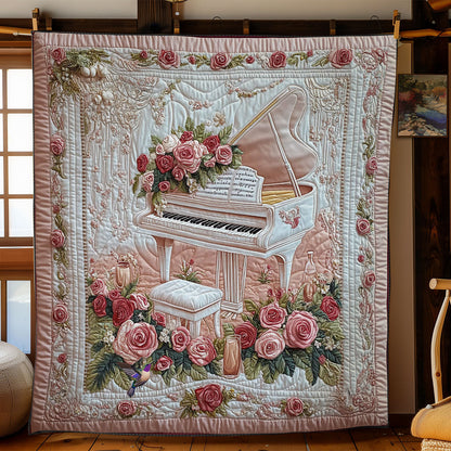 Rose And Piano WY2412074CLQuilt
