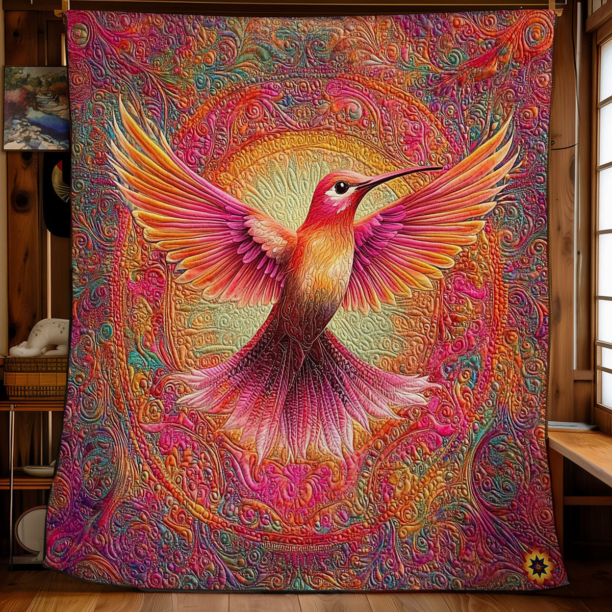 Hummingbird WY2111037CL Quilt