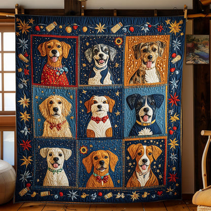 Golden Paws Celebration WJ1912015CL Quilt