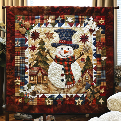 Christmas Snowman WJ2110014CL Quilt