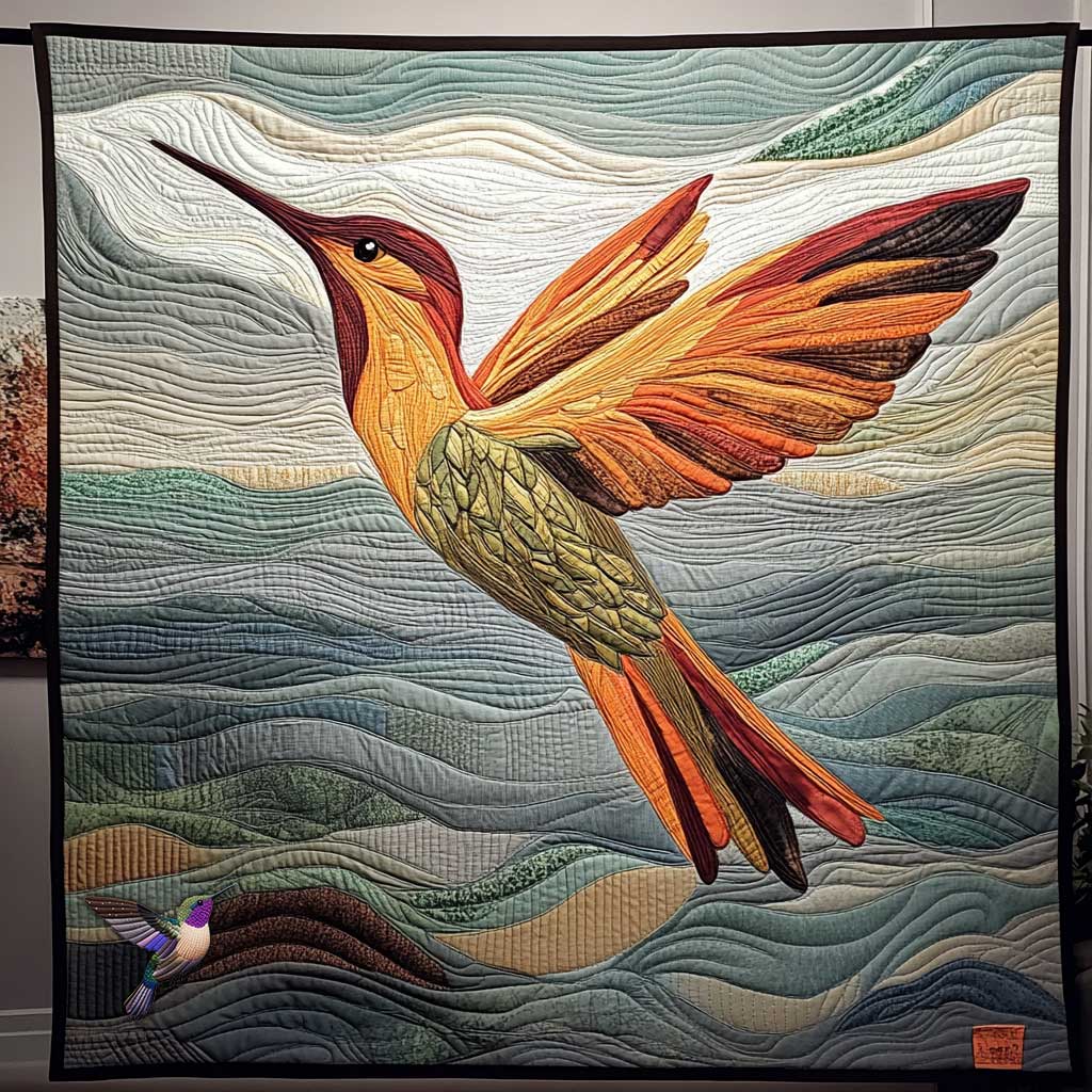 Hummingbird Joy WN0910104CL Quilt
