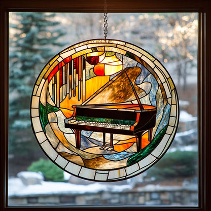 Piano WJ0811047CL Stained Glass Suncatcher