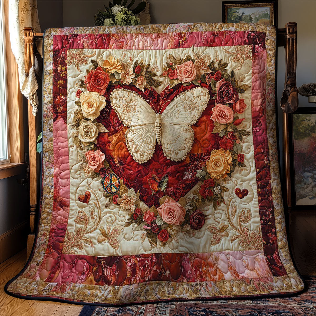 Romantic Butterfly WN0712030CL Quilt