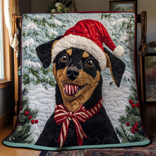 Dog Christmas WX2511013CL Quilt