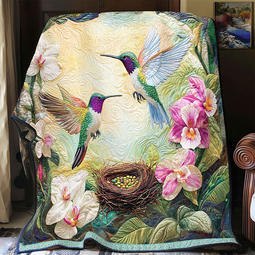 Couple Hummingbird WT2702090CL Quilt
