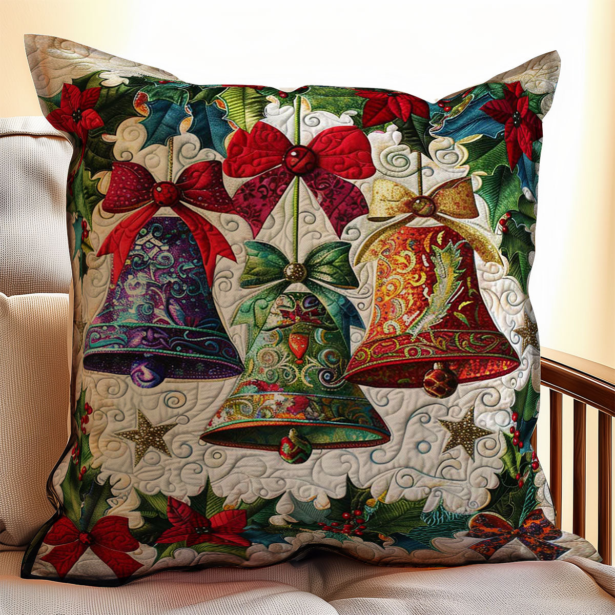 Jingle Bells WJ1309040CL Quilt Pillow Case