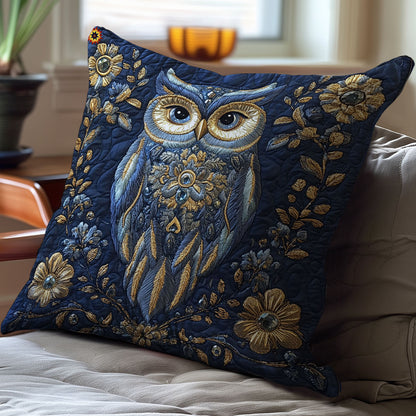 Majestic Midnight Owl WY0101054CL Quilt Pillow Case