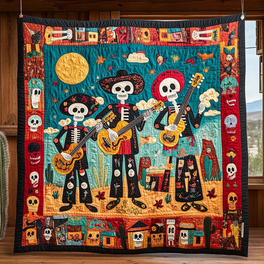 Skull Sonata CP0508035CL Quilt