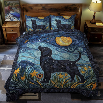 Dachshund Starry Night WN0710078CL Duvet Cover Set