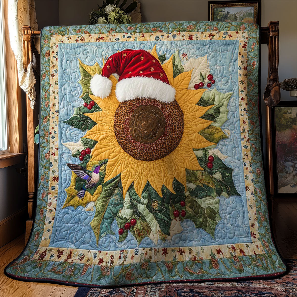 Golden Sunflower Bliss WN2111036CL Quilt