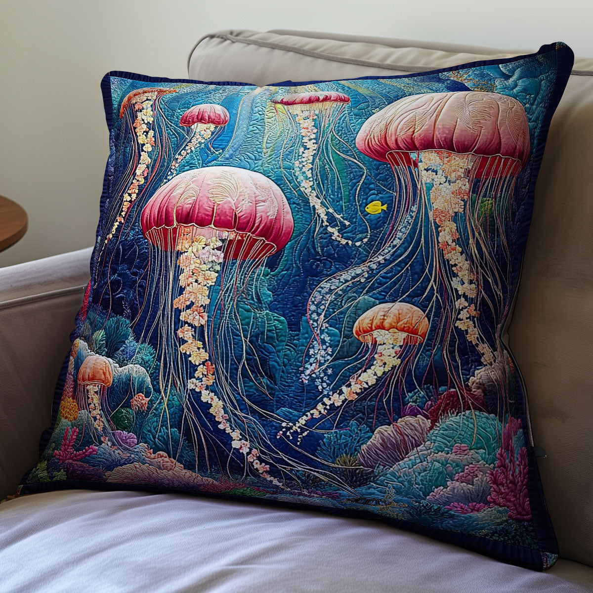 Jellyfish WY0412110CL Quilt Pillow Case