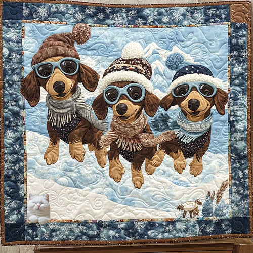 Cool Dachshund Trails WN2011039CL Quilt