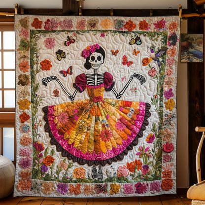 Day Of The Dead Celebration WN2610027CL Quilt