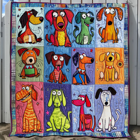 Funny Dachshund WY1810013CL Quilt