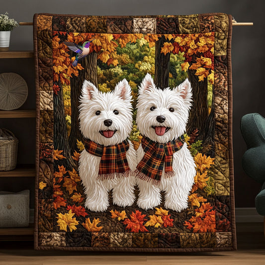 Terrier Dogs WX2510020CL Quilt