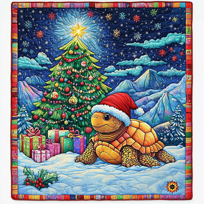 Christmas Holiday Of Turtle WY0411034CL Quilt
