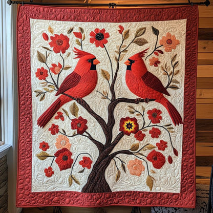 Gorgeous Cardinal WU0411032CL Quilt