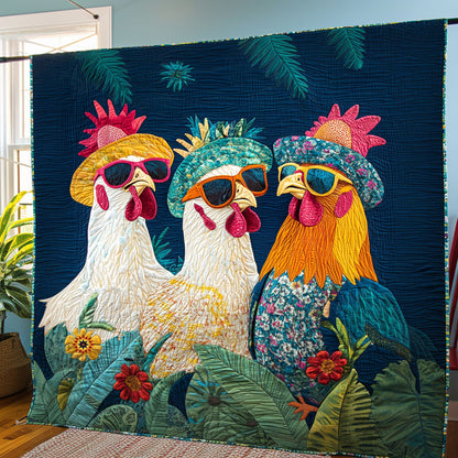 Adventurous Chicken WJ0911002CL Quilt