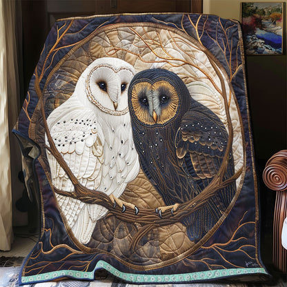 Couple Contrast Owl WP0609011CL Quilt