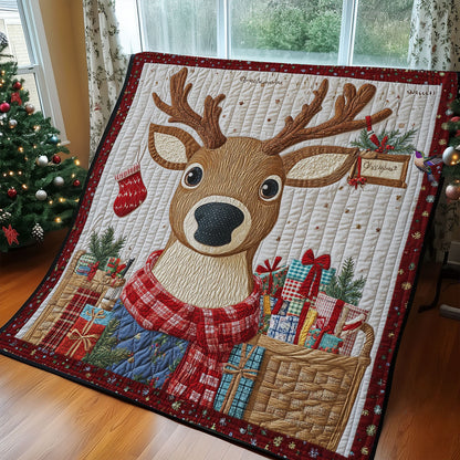 Christmas Reindeer WY1311016CL Quilt