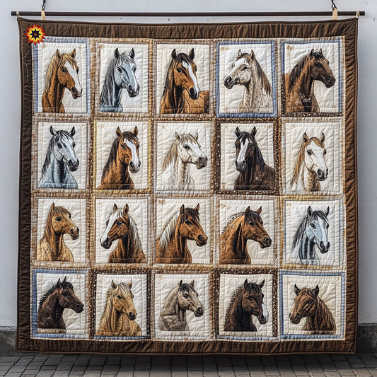 Portrait Horse WY1911017CL Quilt