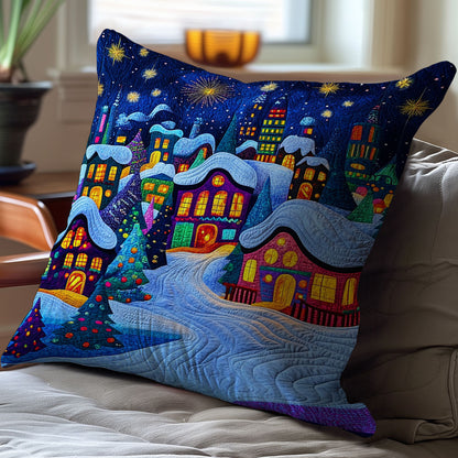 Christmas Village WJ0911031CL Quilt Pillow Case