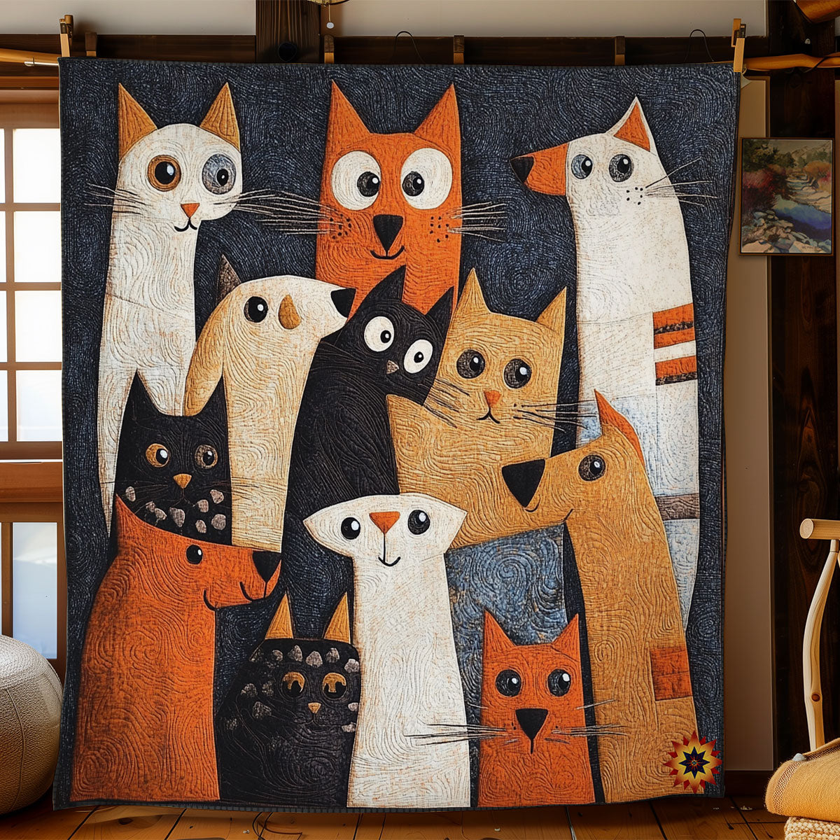 Geomatric Abtract  Cat WY0111021CL Quilt