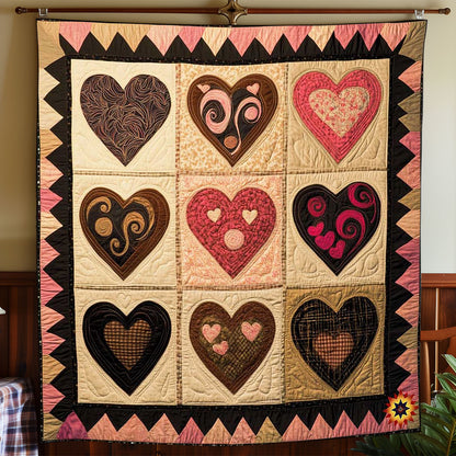 Lovely Valentine Chocolate WP1012039CL Quilt