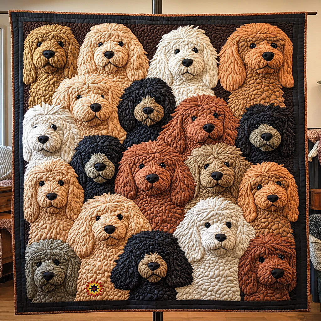 Doodle Dog WJ1012015CL Quilt