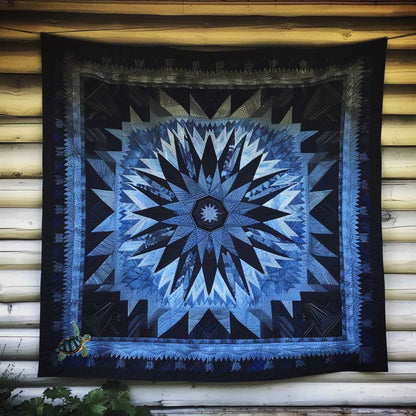 Native Starry Blue Bloom WN1110025CL Quilt