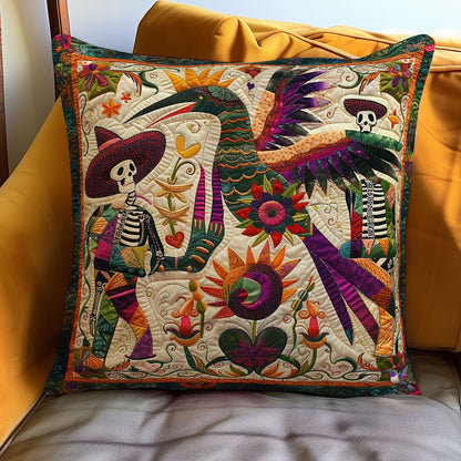 Hummingbird Skeleton Serenade WN2110157CL Quilt Pillow Case