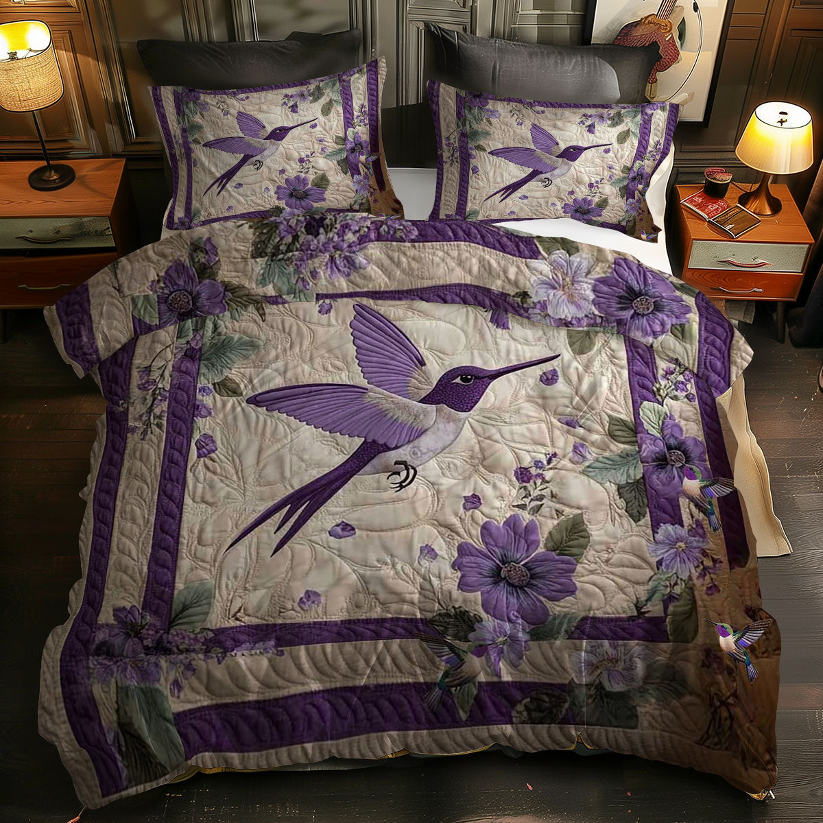 Hummingbird Lilac Dream WN0310107CL Duvet Cover Set