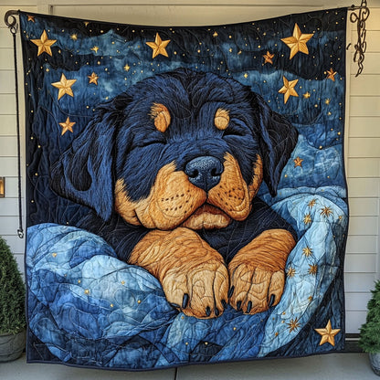 Rottweiler Sleeping WT0210008CL Quilt