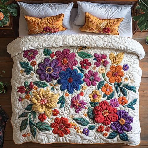 Beautiful Flower Garden WY1302061CL Duvet Cover Set