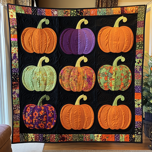Pumpkin Halloween Vibe XR2609004CL Quilt