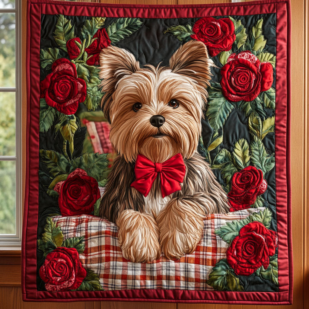 Rose And Puppy CP2005046CL Quilt