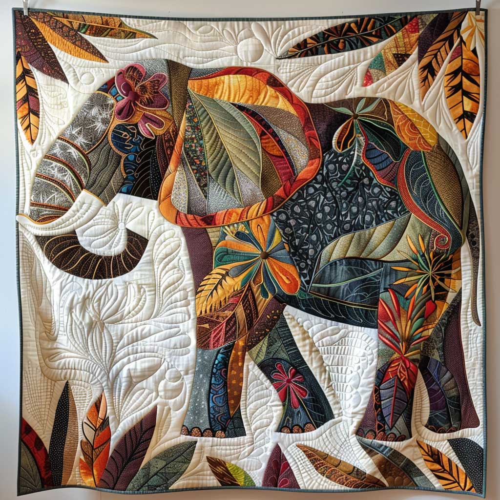 Native American Elephant WJ2309008CL Quilt