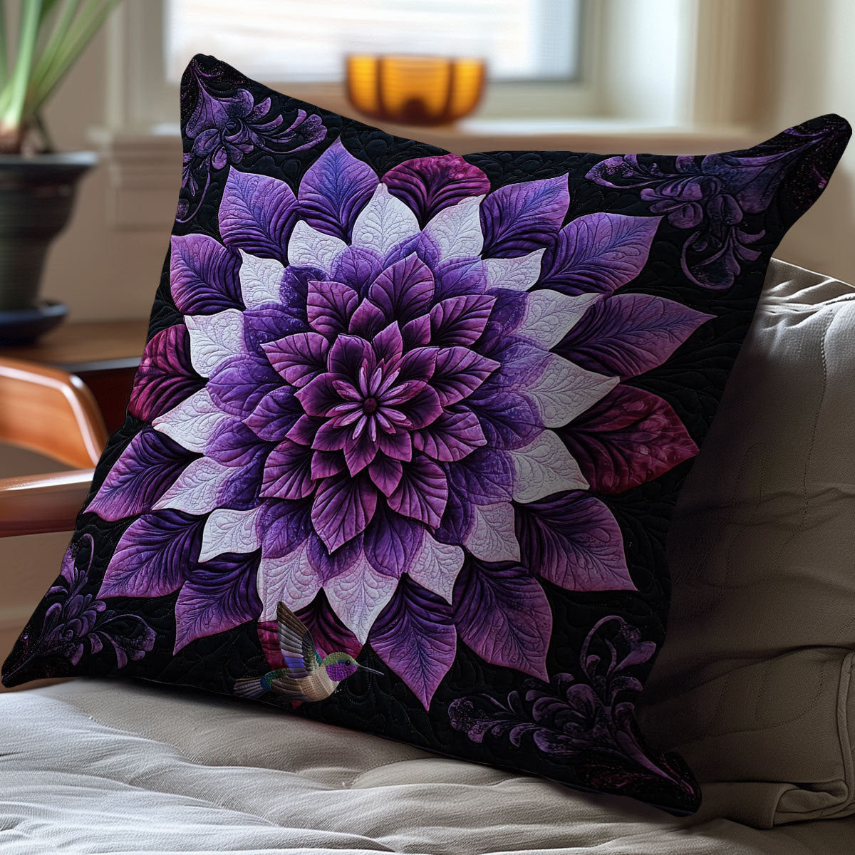 Mystic Flower Bloom WY1412009CL Quilt Pillow Case