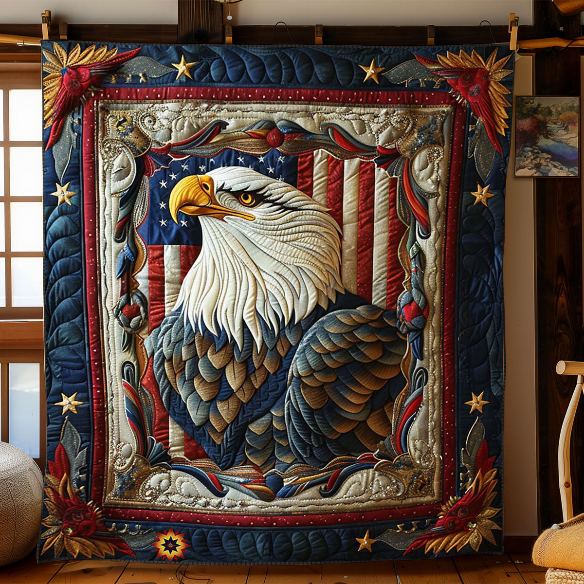 Independence Eagle WJ1912018CL Quilt