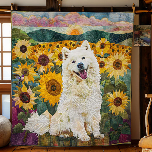 Samoyed Pastel Dream WN2210013CL Quilt