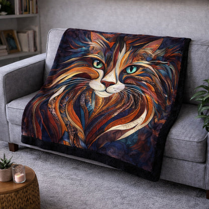 Mystic Cat Soul KL1901004CL Faux Fur Throw Blanket