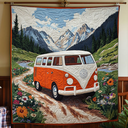 Orange Van WY2911036CL Quilt