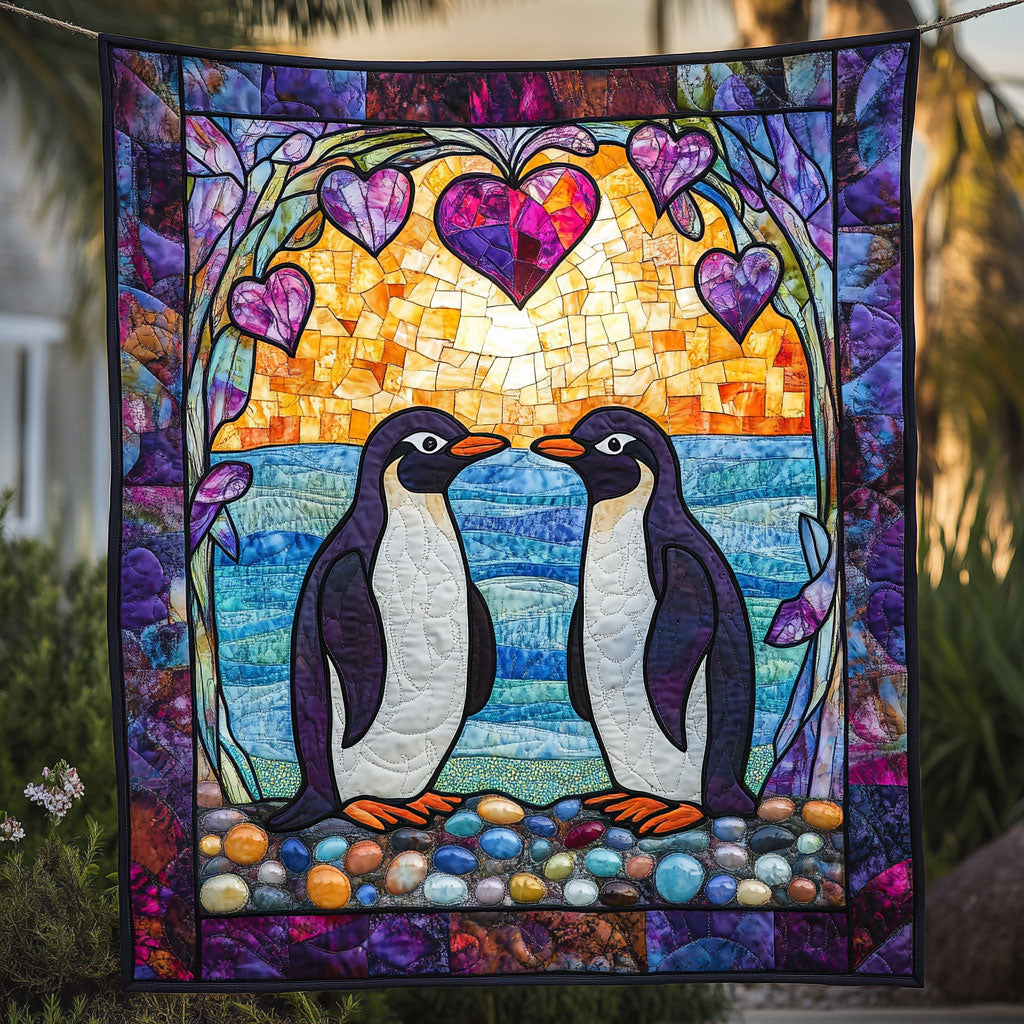 Penguins Love WT1701006CL Quilt